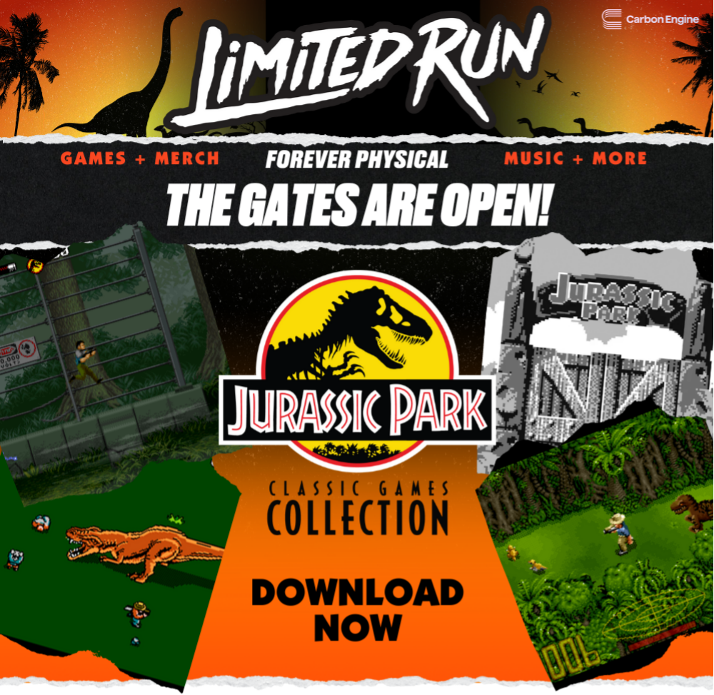 Classic Jurassic 🦕🧬 Limited Run Games