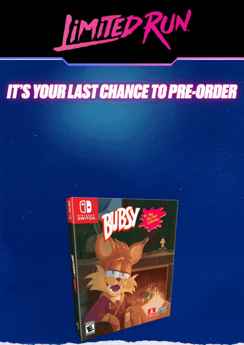 Bubsy physical pre-order