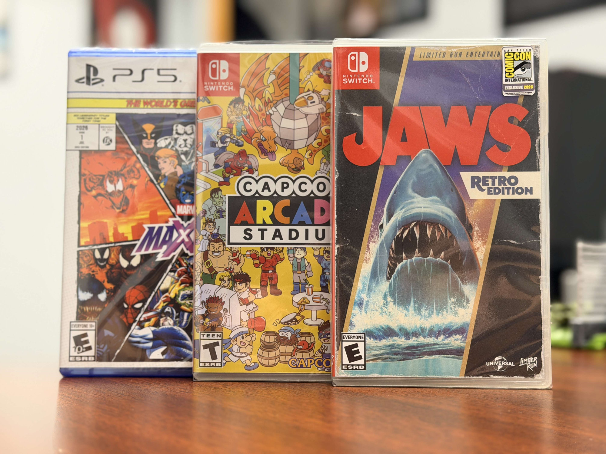 Marvel, Capcom Arcade Stadium and Jaws