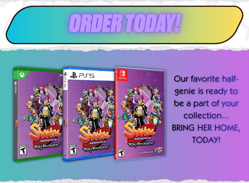 Shantae Advance: Risky Revolution Exclusive Variant